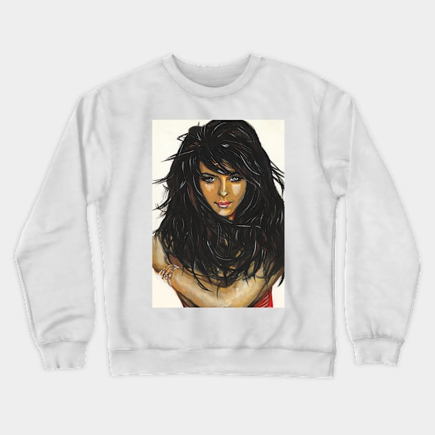 Lindsay Lohan Crewneck Sweatshirt by Svetlana Pelin